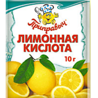 Лимонная кислота 10гр*35шт ПРИПРАВЫЧ