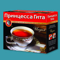 Чай Пр. Гита 100пак (черный) с/я (16)