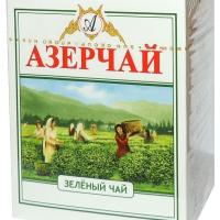 Чай АЗЕРЧАЙ 100гр (Зеленый классик) (30) карт.уп