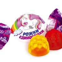 Рожки - Единорожки 1кг*5уп Сладуница конфеты