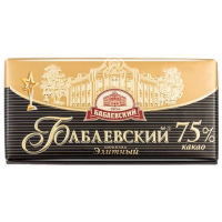 Бабаевский 100гр*17шт (Элитный 75%) Шоколад ШТУЧНО