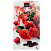 Розы с ПОДАРКОМ 130гр*14шт Кутюрье набор конфет