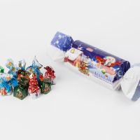 (НГ набор конфет Атаг) КОНФЕТА с НГ и Рождеством 200гр*10шт (синяя)