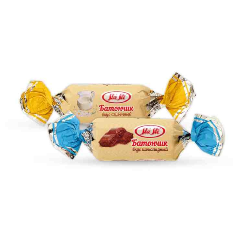 Бат МИКС SlaSti (сливки + шок вкус) 1кг*5уп Тольятти конфеты