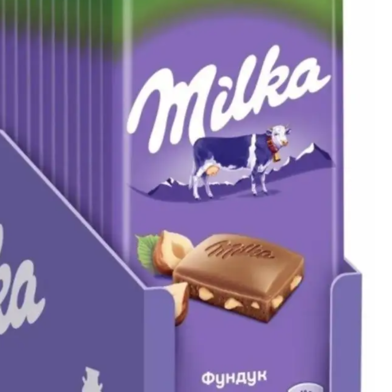 Милка (Дроб.Фундук) 80-85гр*20шт ШТУЧНО