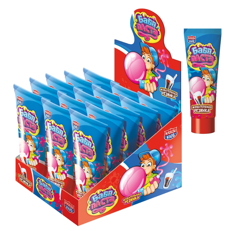 Жвачка БАБЛ (ТЮБИК) паста 20гр*24шт