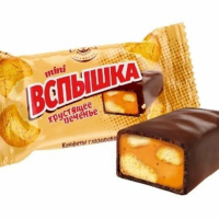 ВСПЫШКА (карам-печенье) 1кг*5уп Невский конфеты