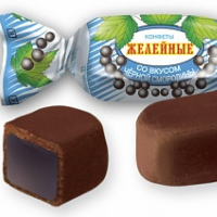 Желейные (Чёрн.смородина) 1кг*6уп Кр.Октябрь конфеты