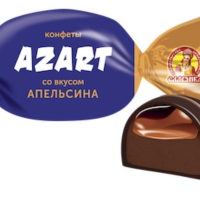 АЗАРТ (Апельсин) 1кг*6уп Славянка конфеты