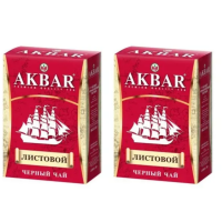 Чай АКБАР 90гр КОРАБЛЬ (черн.лист) (30)