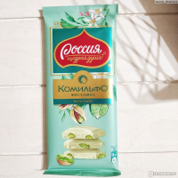 (витрина) КОМИЛЬФО Фисташка 102гр*13шт Шоколад ШТУЧНО