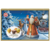 (НГ - набор конфет) Дед Мороз и Паровоз 220гр*10шт С-Посад