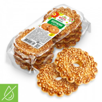 печенье фас. (М 06) "Коржик с орехом" 270гр*18шт Дымка