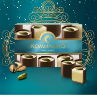 КОМИЛЬФО 116гр*10шт (Фисташка) набор конфет