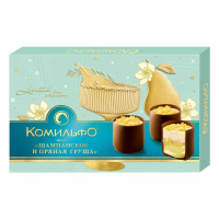 КОМИЛЬФО 116гр*10шт (Шампанское-Груша) набор конфет
