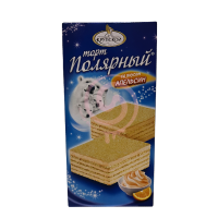 Тр Полярный 213гр*9шт (АПЕЛЬСИН) ваф.торт