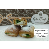 Тропикана творог-киви 2,5кг Акопян печенье