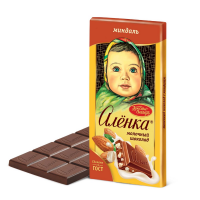 Аленка 75гр*16шт (с Миндалём) Шоколад Кр.Окт.